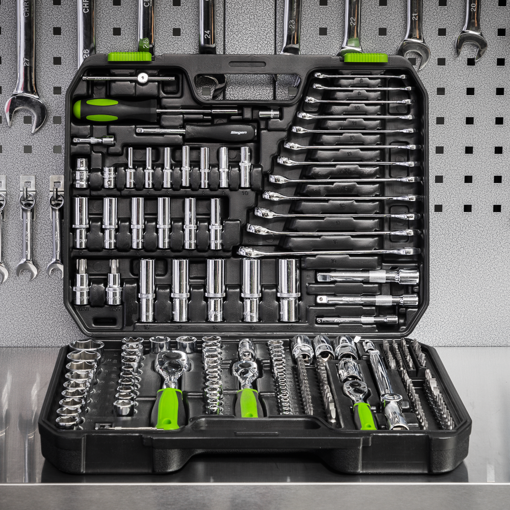 Sealey S01212 Siegen Socket Set 1/4", 3/8" & 1/2"Sq Drive 219pc - additional view 9