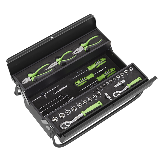 Sealey S01215 Siegen Cantilever Toolbox with Tool Kit 70pc