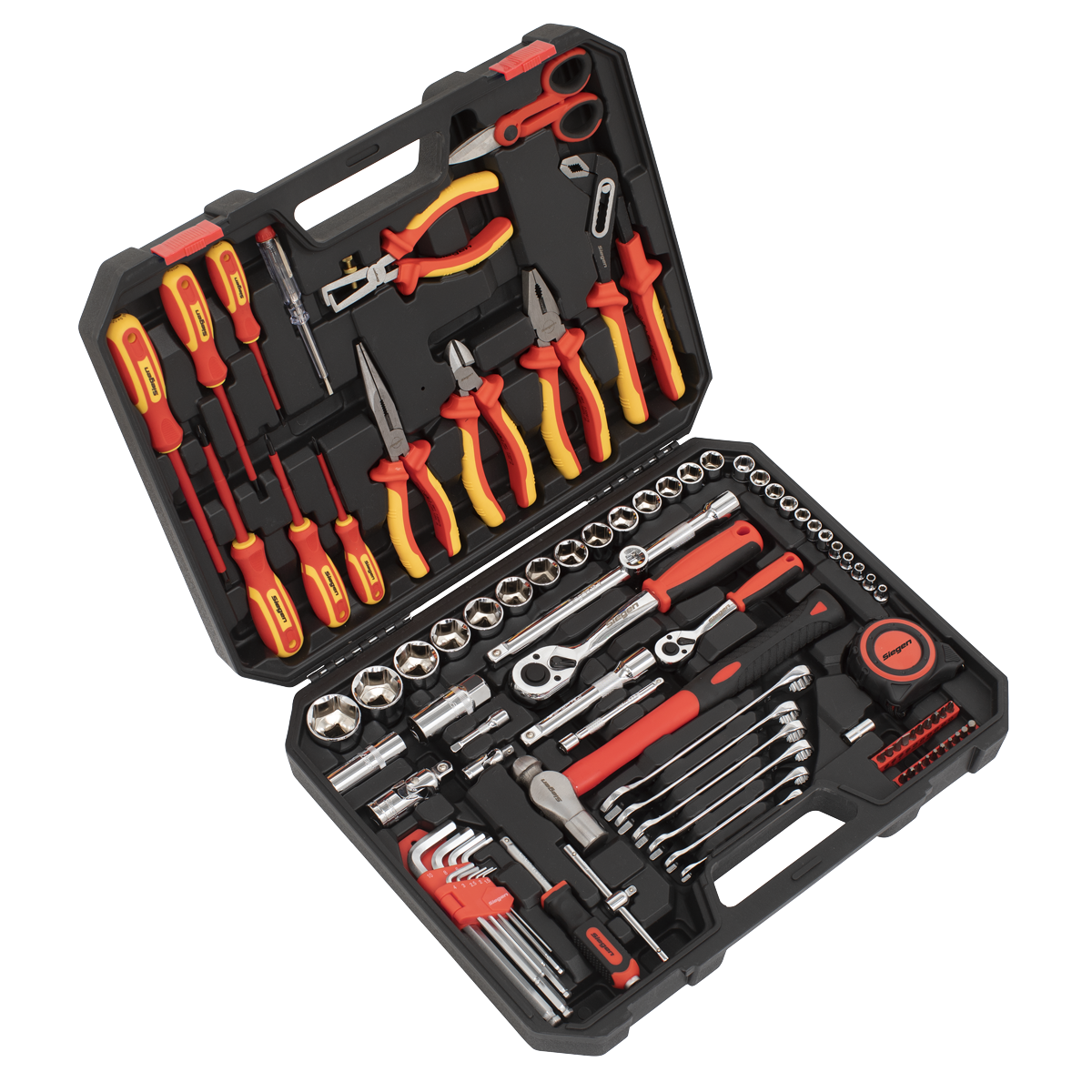 Sealey S01217 Siegen Electrician's Tool Kit 90pc