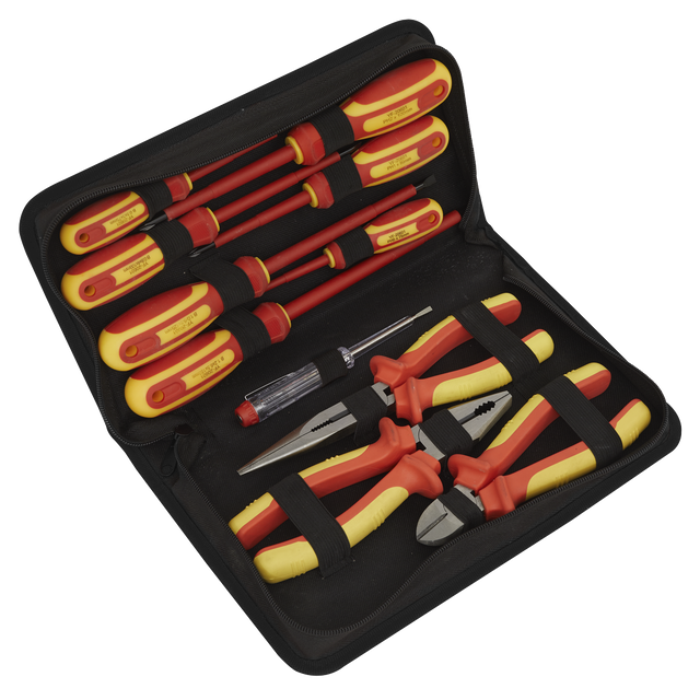 Sealey S01219 Siegen Electrical Tool Kit 11pc - VDE Approved