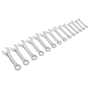 Sealey S01232 Siegen Stubby Combination Spanner Set 14pc - additional view 3