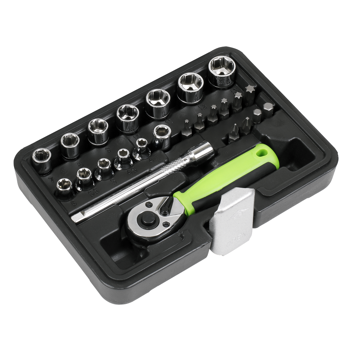 Sealey S01233 Siegen Socket Set 1/4"Sq Drive 25pc - additional view 5