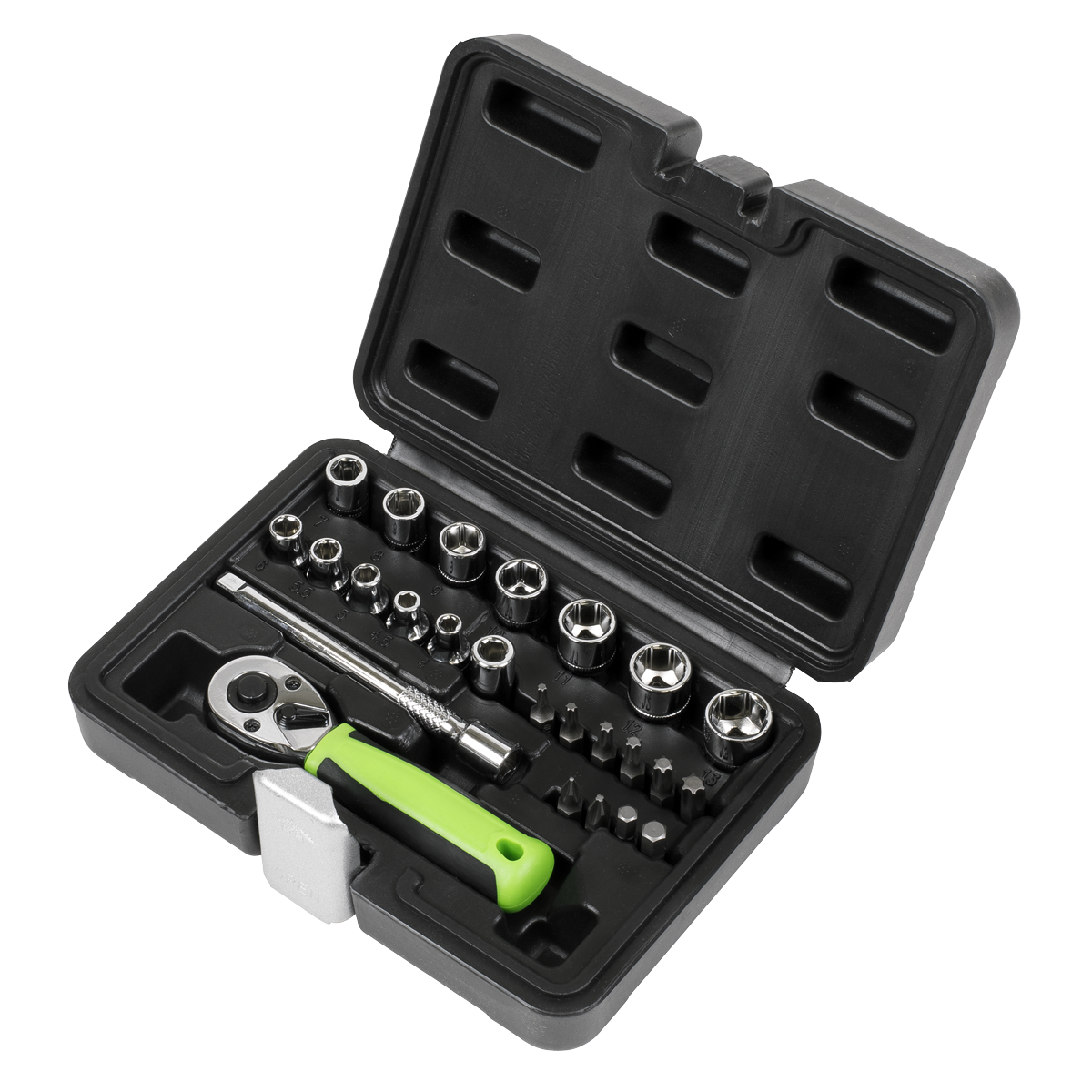 Sealey S01233 Siegen Socket Set 1/4"Sq Drive 25pc - additional view 3