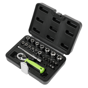 Sealey S01233 Siegen Socket Set 1/4"Sq Drive 25pc - additional view 3