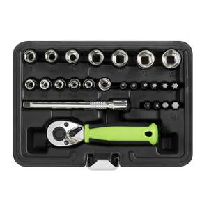 Sealey S01233 Siegen Socket Set 1/4"Sq Drive 25pc - additional view 4