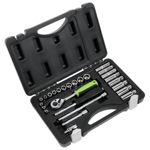 Sealey S01234 Siegen Socket Set 1/4"Sq Drive 26pc
