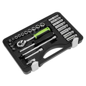 Sealey S01234 Siegen Socket Set 1/4"Sq Drive 26pc - additional view 2