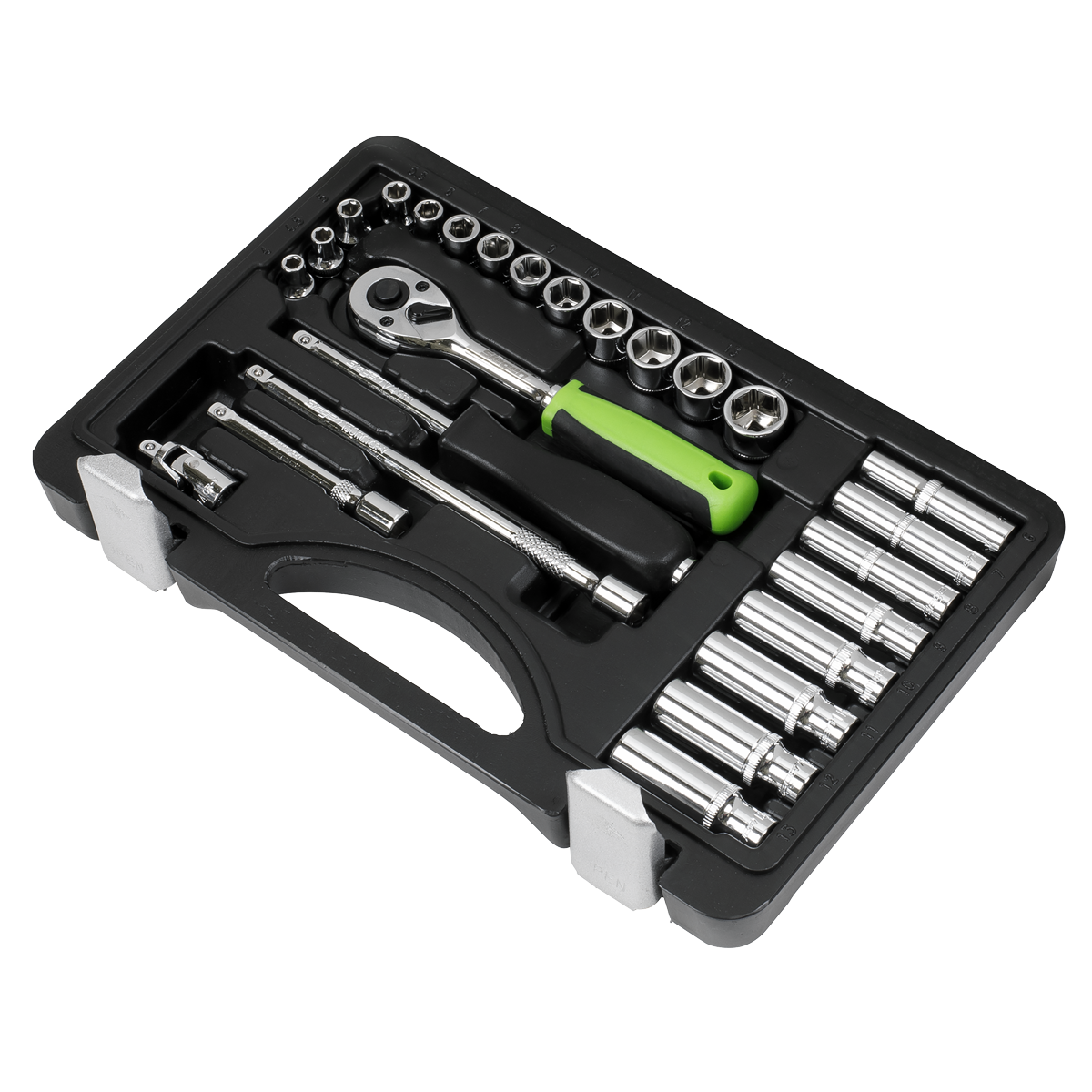 Sealey S01234 Siegen Socket Set 1/4"Sq Drive 26pc - additional view 3