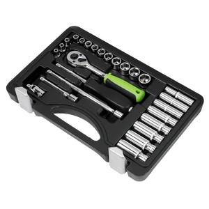 Sealey S01234 Siegen Socket Set 1/4"Sq Drive 26pc - additional view 3