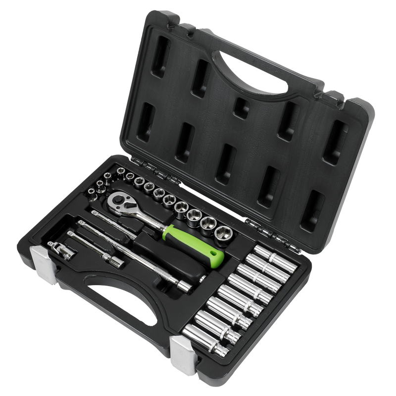 Sealey S01234 Siegen Socket Set 1/4"Sq Drive 26pc - additional view 4