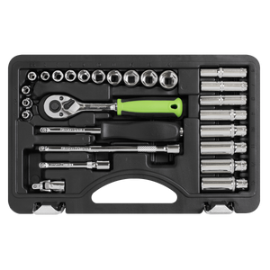 Sealey S01234 Siegen Socket Set 1/4"Sq Drive 26pc - additional view 5