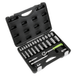 Sealey S01236 Socket Set 3/8"Sq Drive 29pc