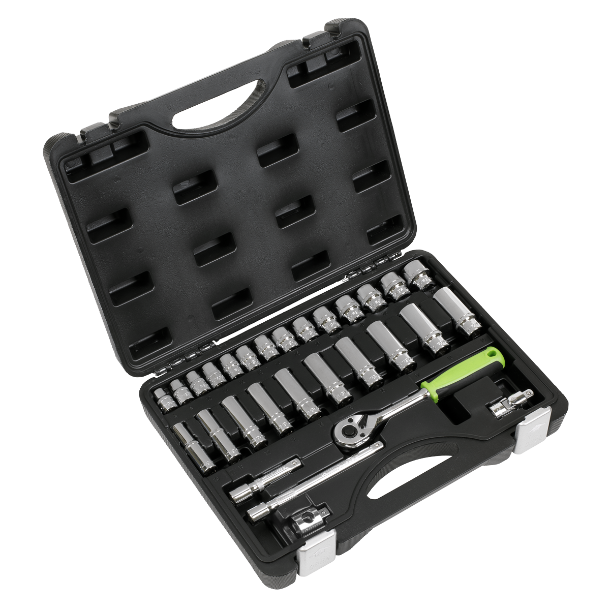 Sealey S01236 Socket Set 3/8"Sq Drive 29pc