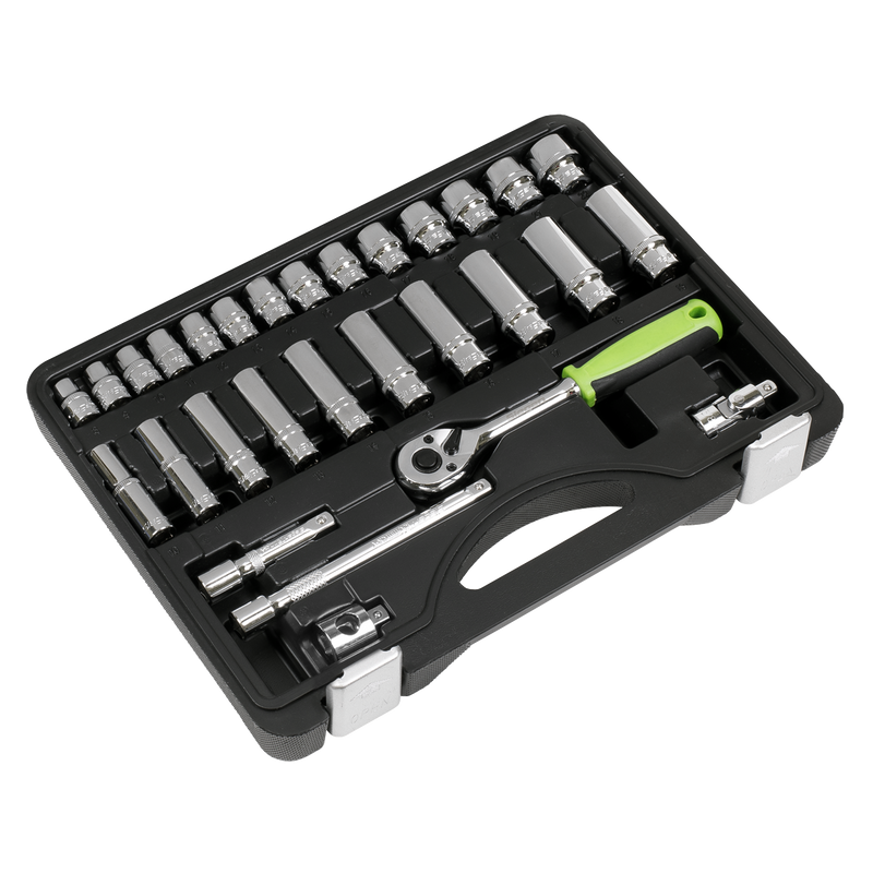 Sealey S01236 Socket Set 3/8"Sq Drive 29pc - additional view 4