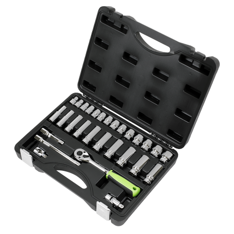 Sealey S01236 Socket Set 3/8"Sq Drive 29pc - additional view 2