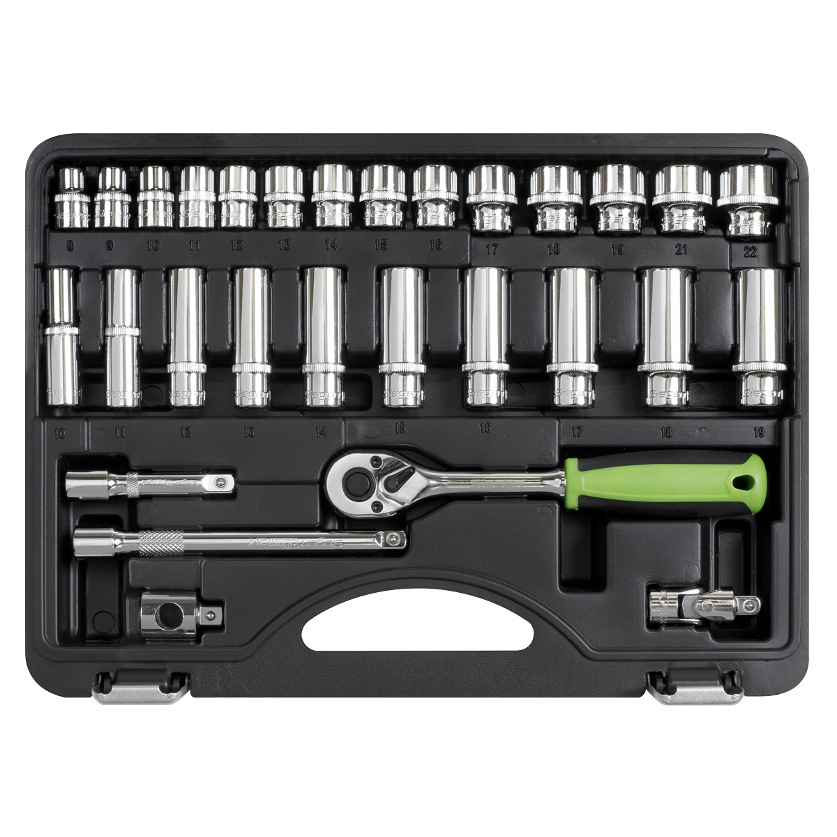 Sealey S01236 Socket Set 3/8"Sq Drive 29pc - additional view 3