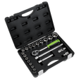 Sealey S01237 Siegen Socket Set 1/2"Sq Drive 21pc