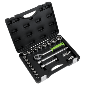 Sealey S01237 Siegen Socket Set 1/2"Sq Drive 21pc