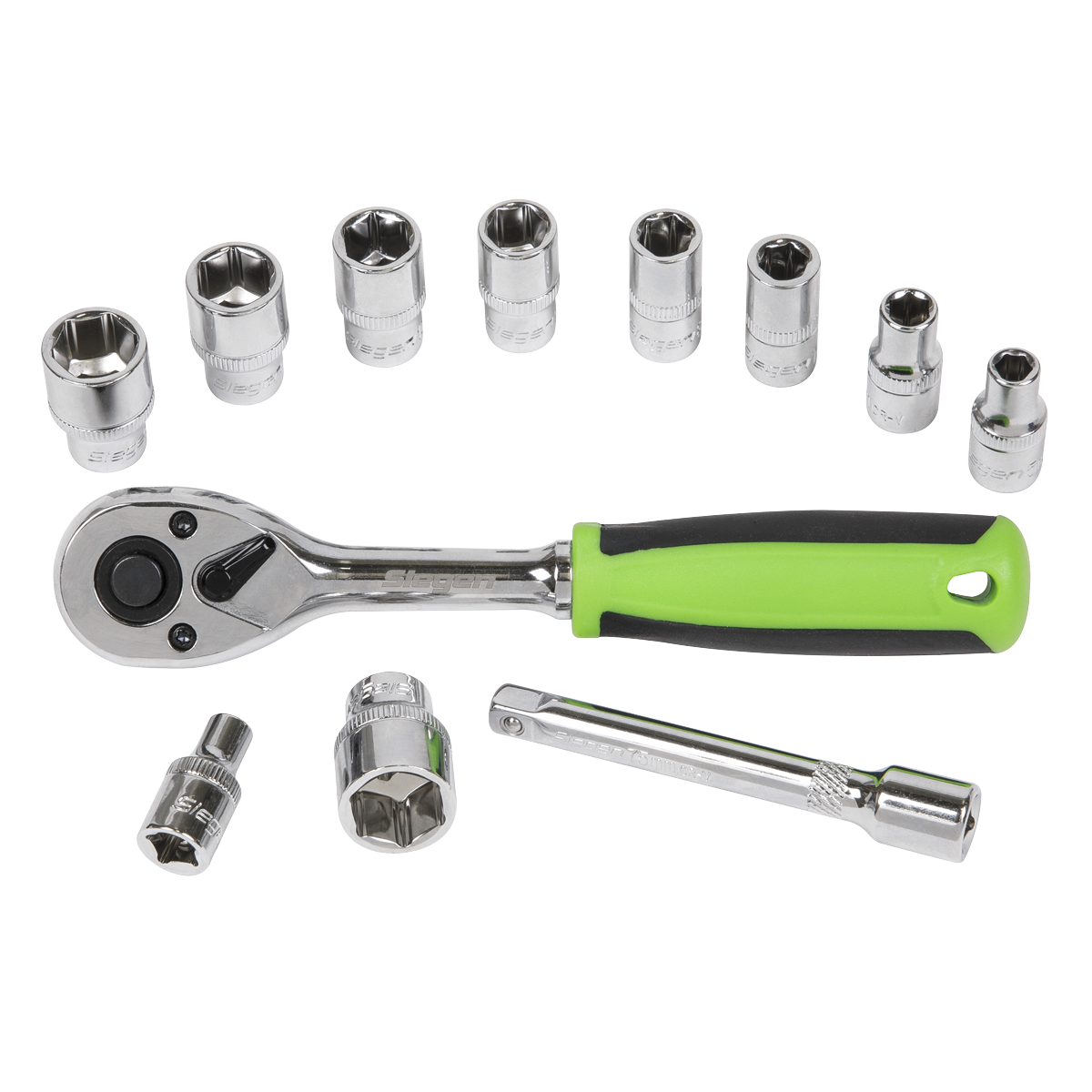 Sealey S01240 Siegen Socket Set 1/4"Sq Drive 12pc - additional view 7