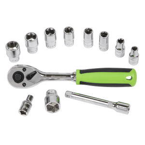 Sealey S01240 Siegen Socket Set 1/4"Sq Drive 12pc - additional view 7