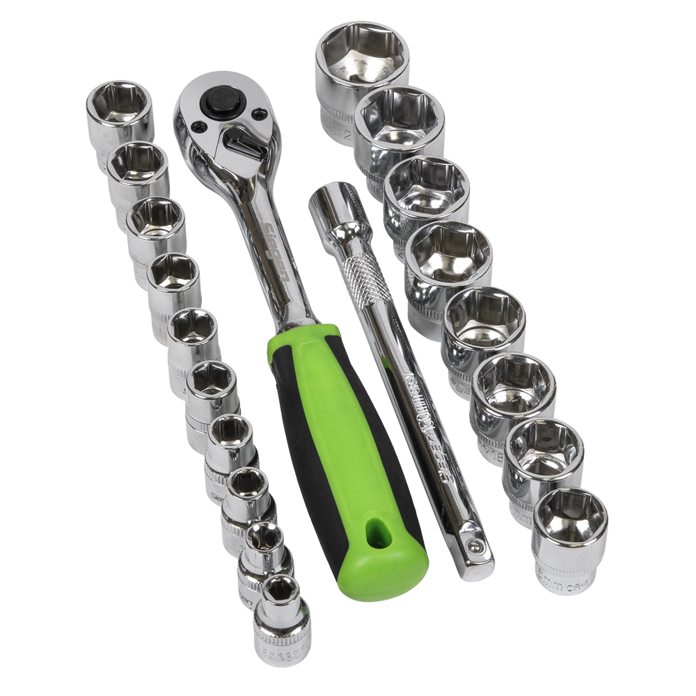 Sealey S01243 Siegen Socket Set 3/8"Sq Drive 19pc - additional view 7