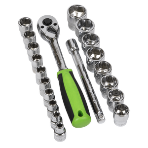 Sealey S01243 Siegen Socket Set 3/8"Sq Drive 19pc - additional view 7