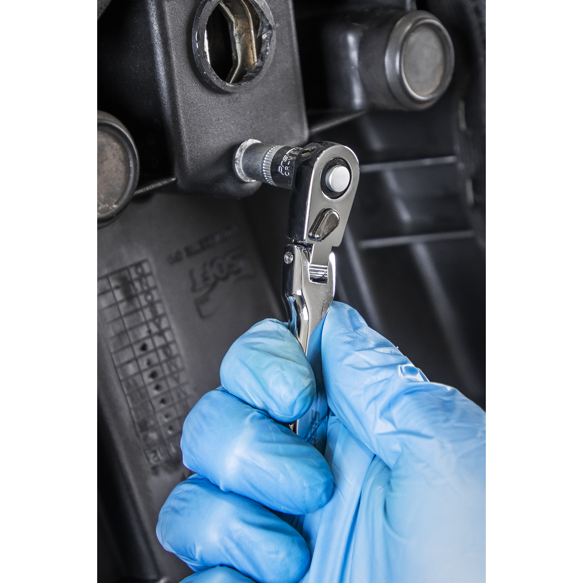 Sealey S01254 Siegen Micro Flexi-Head Ratchet Wrench 1/4"Sq Drive - additional view 7