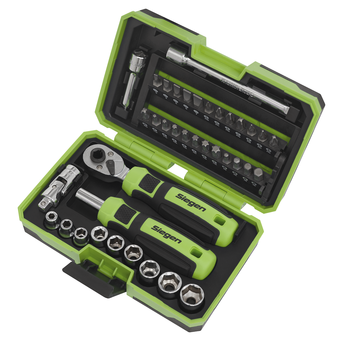 Sealey S01255 Siegen Socket & Bit Set 1/4"Sq Drive 38pc - additional view 9