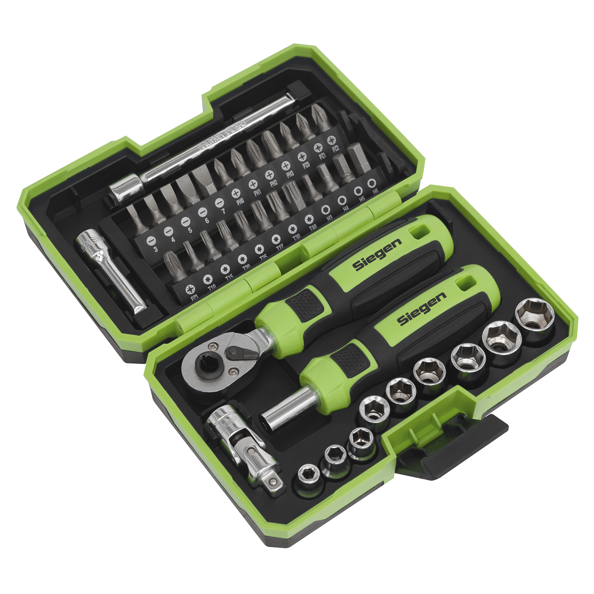 Sealey S01255 Siegen Socket & Bit Set 1/4"Sq Drive 38pc - additional view 10