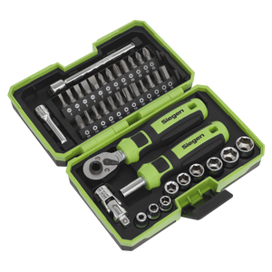 Sealey S01255 Siegen Socket & Bit Set 1/4"Sq Drive 38pc - additional view 10