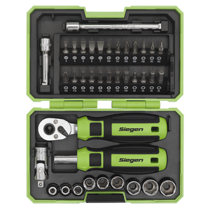 Sealey S01255 Siegen Socket & Bit Set 1/4"Sq Drive 38pc - additional view 11