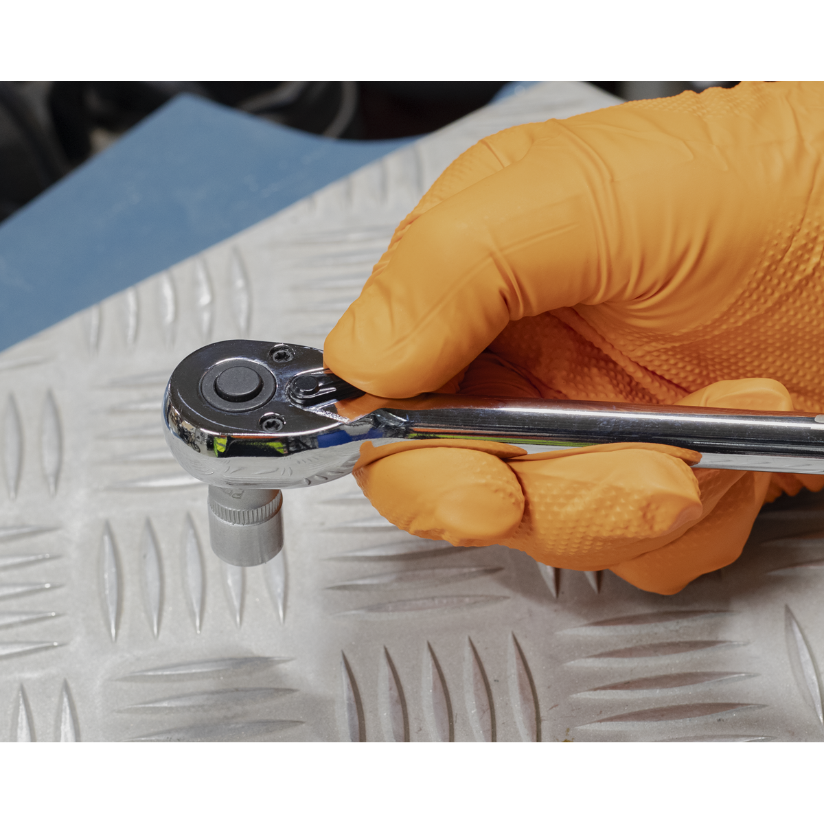 Sealey S01256 Siegen Extra-Long Ratchet Wrench with Flip Reverse 1/4"Sq Drive - additional view 2