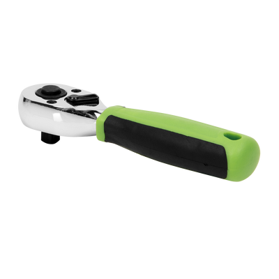 Sealey S01258 Siegen Stubby Ratchet Wrench with Flip Reverse 1/4"Sq Drive