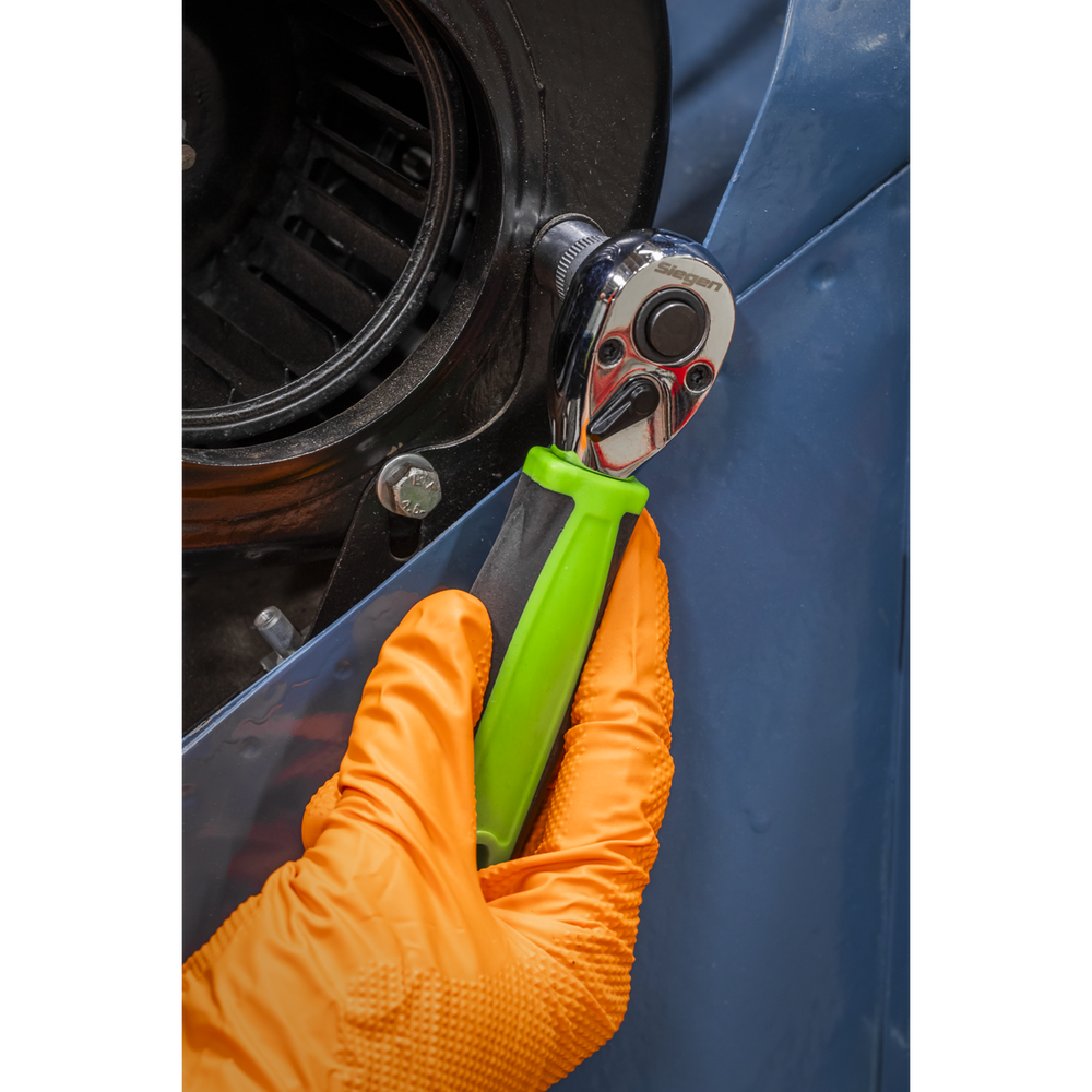 Sealey S01259 Siegen Stubby Ratchet Wrench with Flip Reverse 3/8"Sq Drive - additional view 7