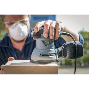 Sealey S0125 Siegen 125mm Random Orbital Palm Sander 240W/230V - additional view 4