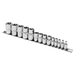 Sealey S01265 Siegen TRX-Star* Socket Set E4-E24 1/4", 3/8" & 1/2"Sq Drive 14pc - additional view 2