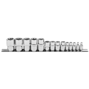 Sealey S01265 Siegen TRX-Star* Socket Set E4-E24 1/4", 3/8" & 1/2"Sq Drive 14pc - additional view 3