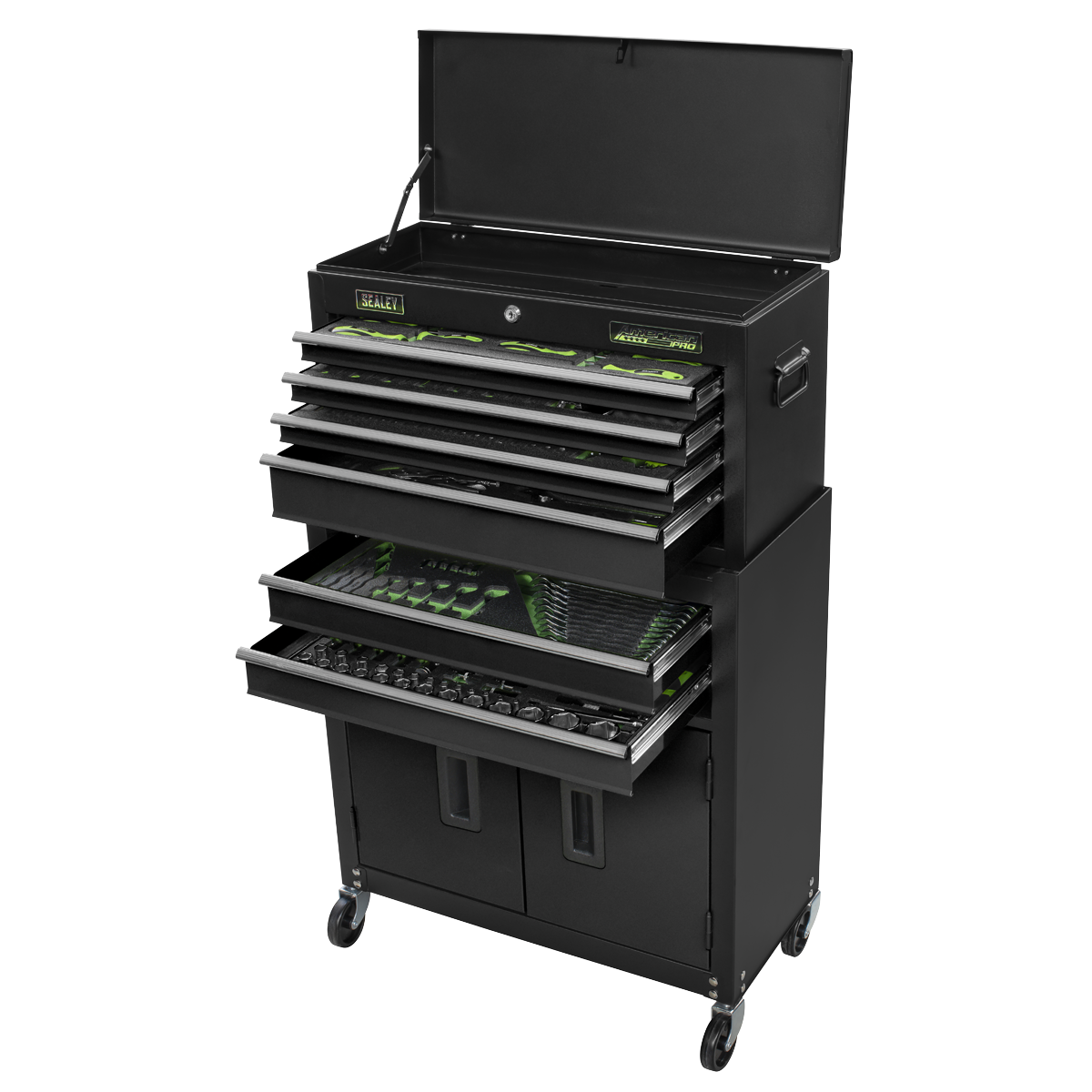Sealey S01267 Topchest & Rollcab Combination 6 Drawer with 247pc Tool Kit