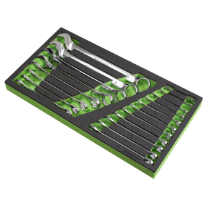 Sealey S01272 Siegen Combination Spanner Set with Tool Tray 19pc - additional view 3
