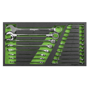 Sealey S01272 Siegen Combination Spanner Set with Tool Tray 19pc - additional view 4