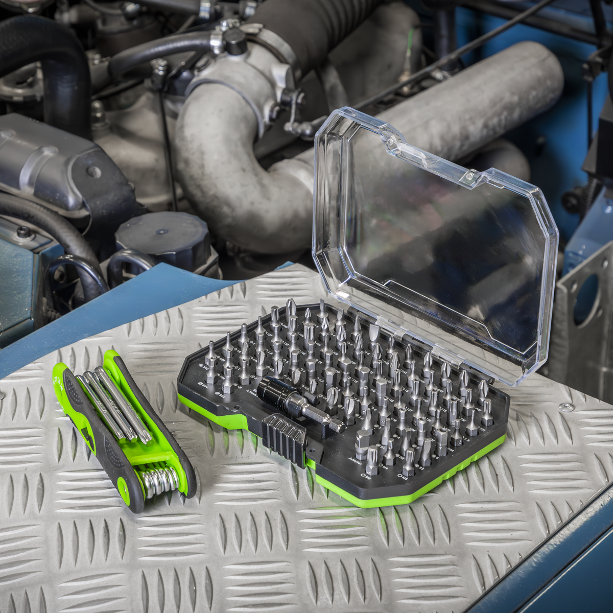 Sealey S01275 Siegen Specialised Bit Set & Folding Hex Keys with Tool Tray 170pc - additional view 7