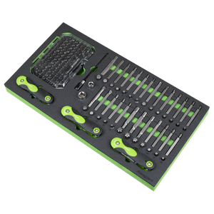 Sealey S01275 Siegen Specialised Bit Set & Folding Hex Keys with Tool Tray 170pc - additional view 2
