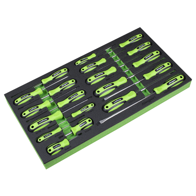 Sealey S01276 Siegen Screwdriver Set with Tool Tray 20pc