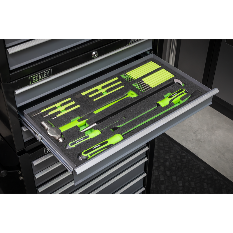 Sealey S01279 Siegen Pry Bar, Hammer & Punch Set with Tool Tray 23pc - additional view 8