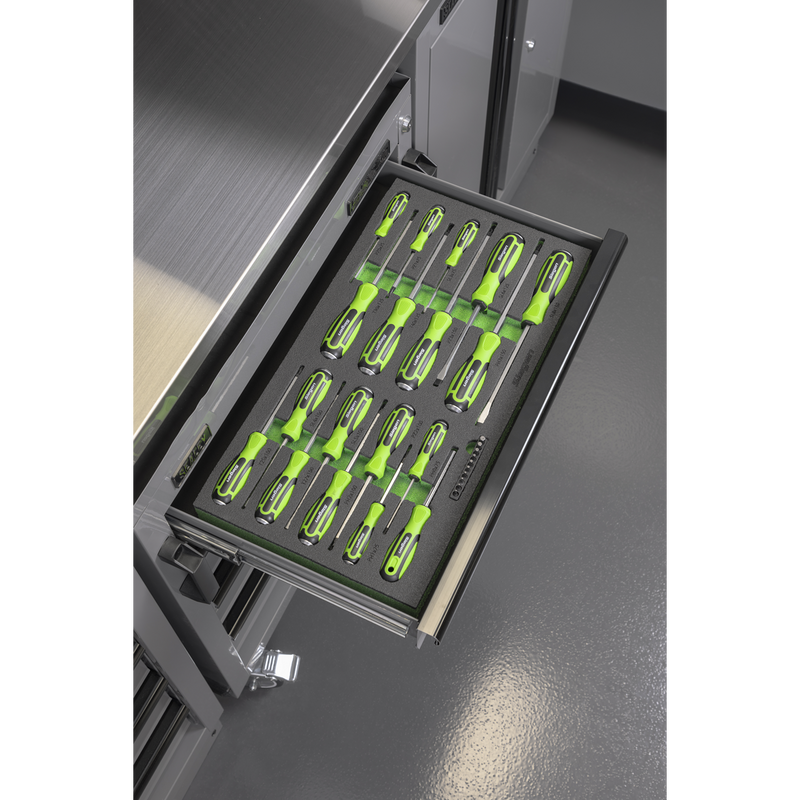 Sealey S01281 Siegen Hammer-Thru Screwdriver, Bit Driver & Bit Set with Tool Tray 28pc - additional view 2