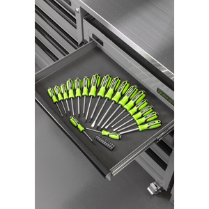 Sealey S01281 Siegen Hammer-Thru Screwdriver, Bit Driver & Bit Set with Tool Tray 28pc - additional view 3
