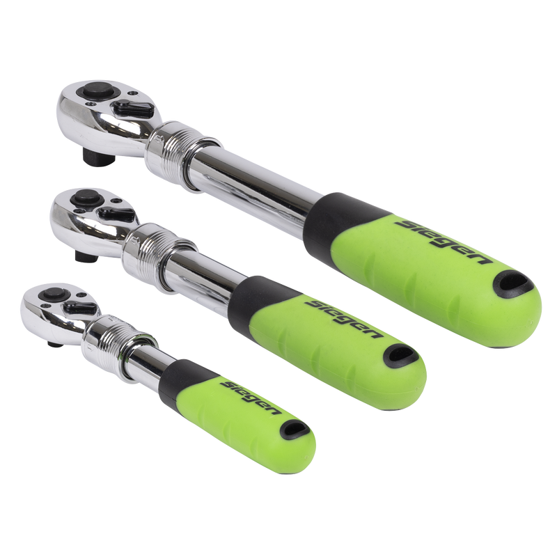 Sealey S01285 Siegen Extendable Ratchet Wrench Set 3pc - additional view 9