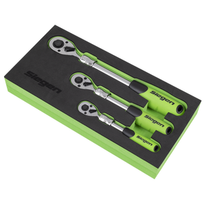 Sealey S01285 Siegen Extendable Ratchet Wrench Set 3pc - additional view 5
