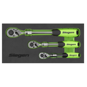 Sealey S01285 Siegen Extendable Ratchet Wrench Set 3pc - additional view 6