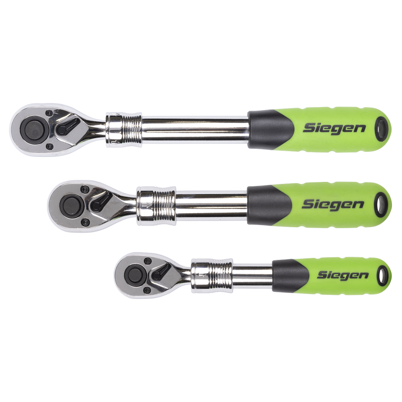 Sealey S01285 Siegen Extendable Ratchet Wrench Set 3pc - additional view 7